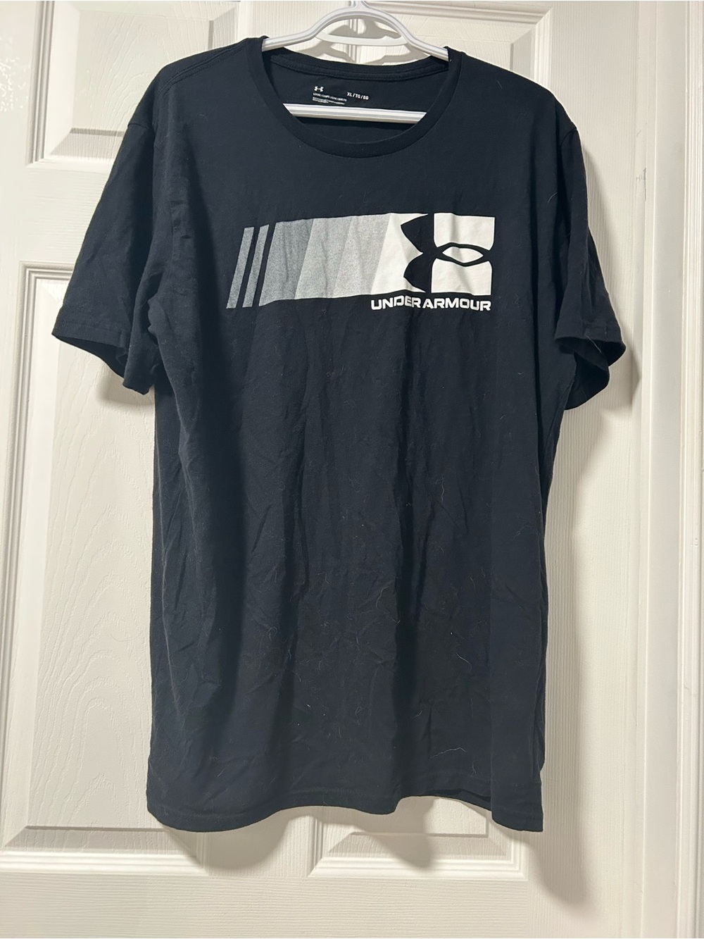 Under Armour Black Short-Sleeve Logo Tee